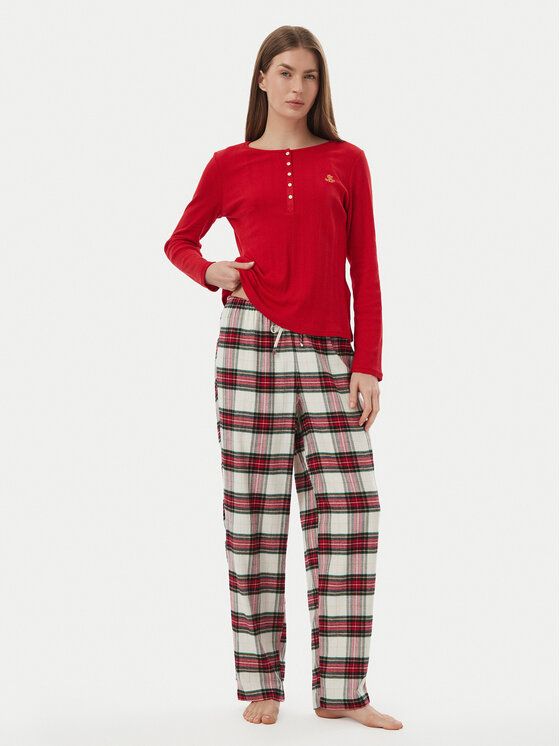 LAUREN RALPH LAUREN LAUREN RALPH LAUREN Pižama ILN72551F Pisana Relaxed Fit