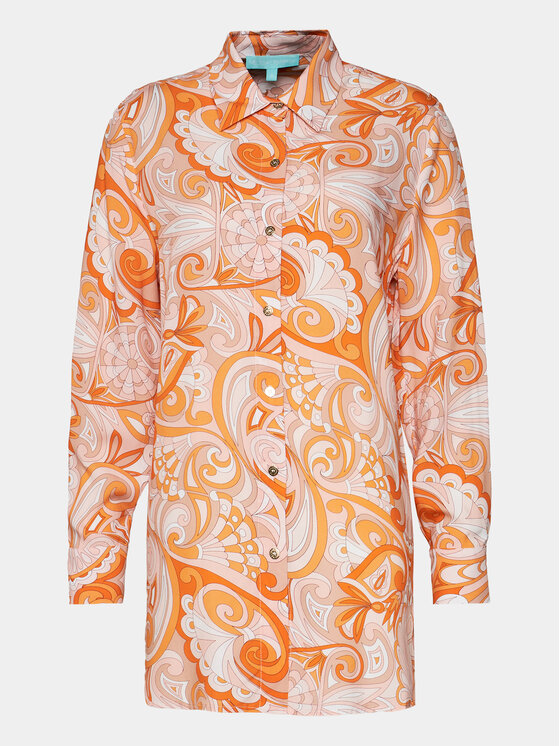 Melissa Odabash Melissa Odabash Сорочка Paige Cr Оранжевий Relaxed Fit
