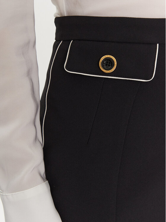 Elisabetta Franchi Elisabetta Franchi Mini sukňa GO-T03-51E2 Čierna Regular Fit