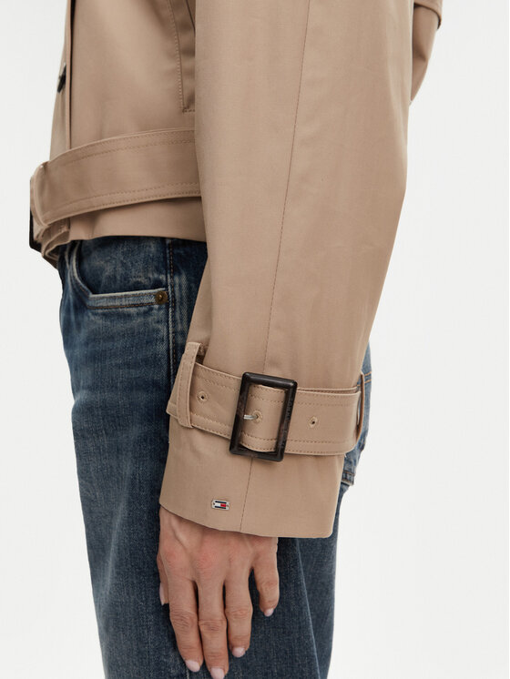Tommy Hilfiger Tommy Hilfiger Trench WW0WW43933 Bež Regular Fit