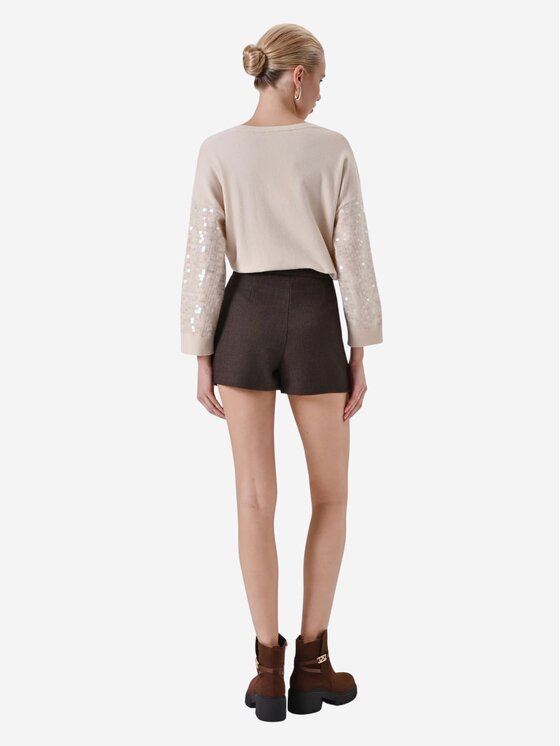 Rinascimento Rinascimento Φούστα Short donna Καφέ Regular Fit