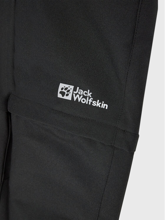 Jack Wolfskin Jack Wolfskin Spodnie outdoor Active 1609761 M Czarny Regular Fit