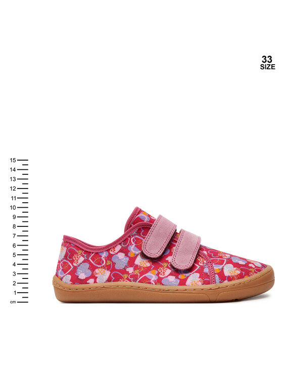 Froddo Froddo Papuče Barefoot Canvas G1700390-2 S Ružičasta