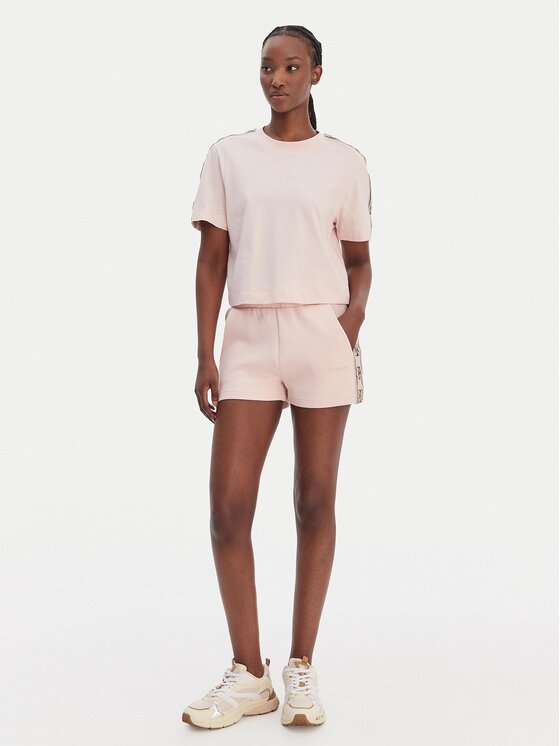 Guess Guess Αθλητικό σορτς V3GD13 KB3P2 Ροζ Regular Fit