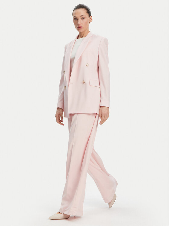 BOSS BOSS Pantaloni di tessuto 50537404 Rosa Regular Fit