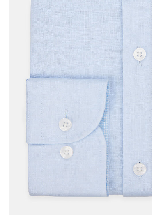 Lancerto Lancerto Koszula Ariel KO073123000027 Błękitny Slim Fit