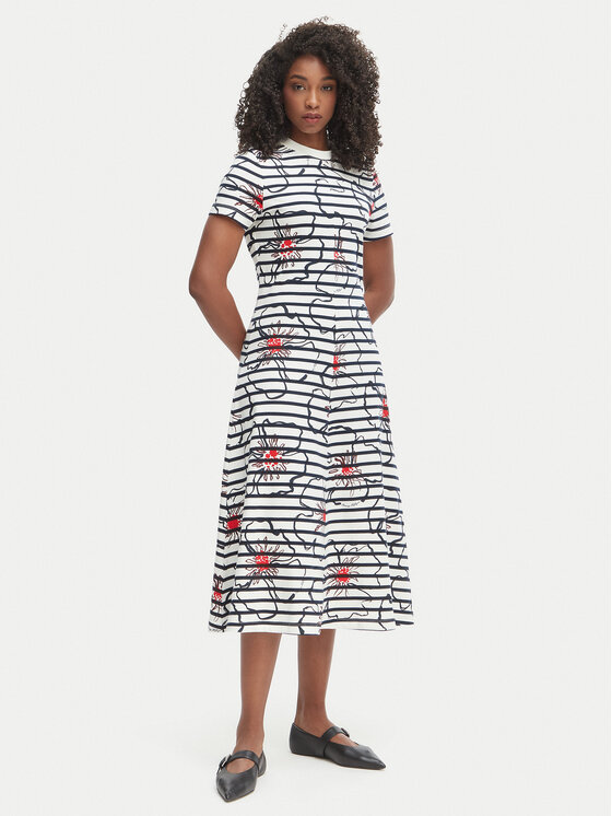Tommy Hilfiger Tommy Hilfiger Každodenné šaty WW0WW50825 Farebná Regular Fit