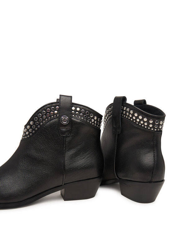 PINKO PINKO Kovbojská obuv Jane 05 SD0555P149 Černá