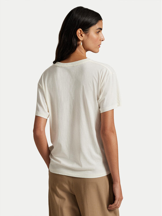 Polo Ralph Lauren Polo Ralph Lauren Majica 211A87162001 Écru Regular Fit