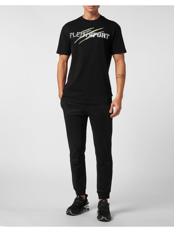 Plein Sport Plein Sport T-Shirt 5641 Czarny Regular Fit