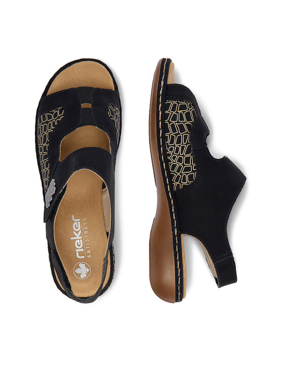 Rieker Rieker Sandales CEO-65989-01 Melns