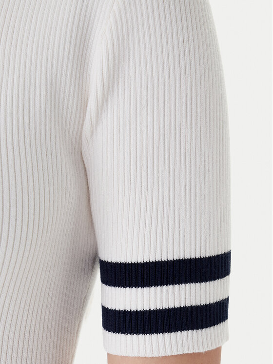 Tommy Jeans Tommy Jeans Pletena obleka DW0DW22106 Écru Slim Fit