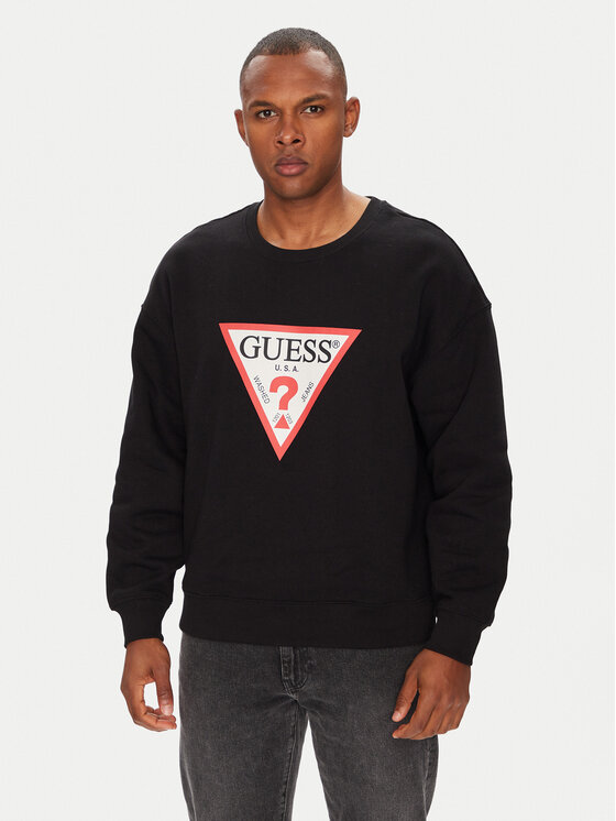 Guess Jeans Bluză Bărbați, Mărimea: XL, Negru, M4YQ21 K9V31