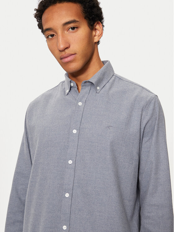 INDICODE INDICODE Srajca Darian 25-354 Modra Regular Fit