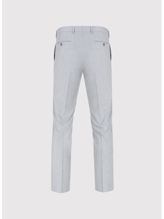Pako Lorente Pako Lorente Spodnie garniturowe P25SF-6G-017 Szary Slim Fit