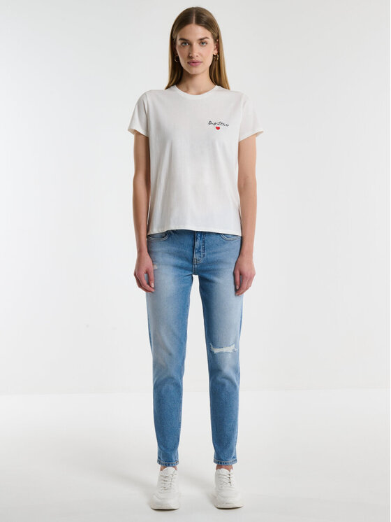BIG STAR BIG STAR Jeansy MAGGIE_233_190 Niebieski Tapered Fit