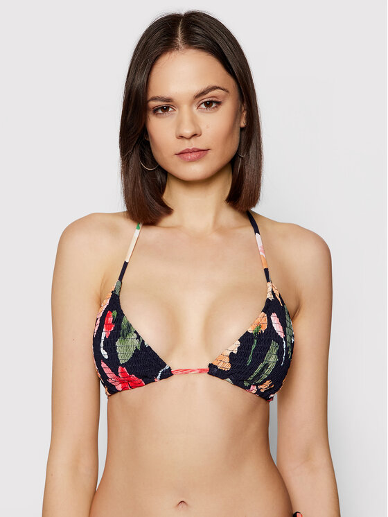 Seafolly Bikini augšdaļa Summer Memoirs 31273-883 Tumši zils