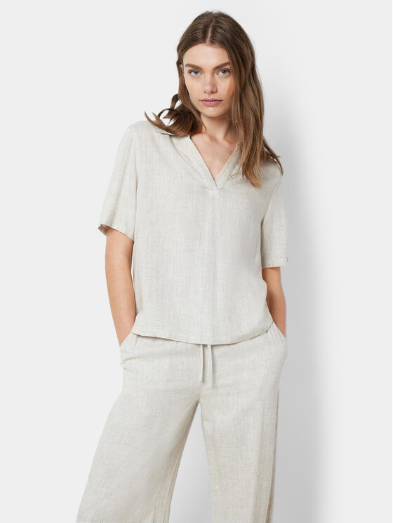 Noisy May Noisy May Majica Leilani 27028730 Bež Regular Fit