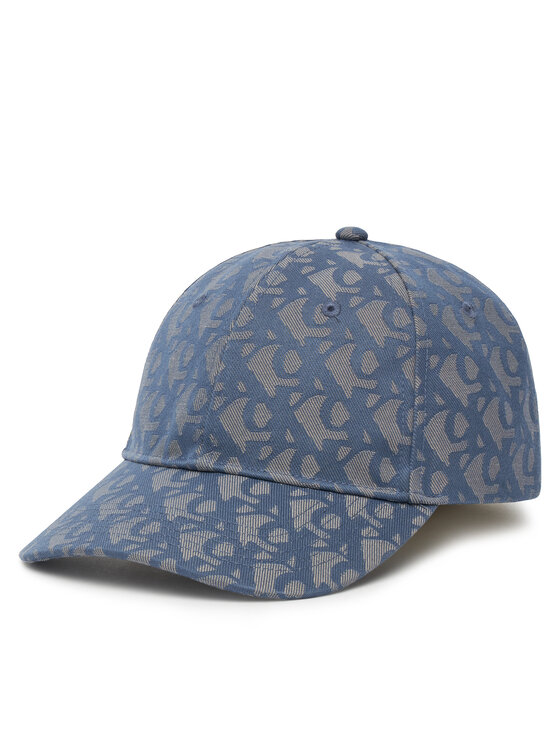 Calvin Klein Calvin Klein Czapka z daszkiem Aop 6 Panel Baseball Cap LV04K5058G Niebieski