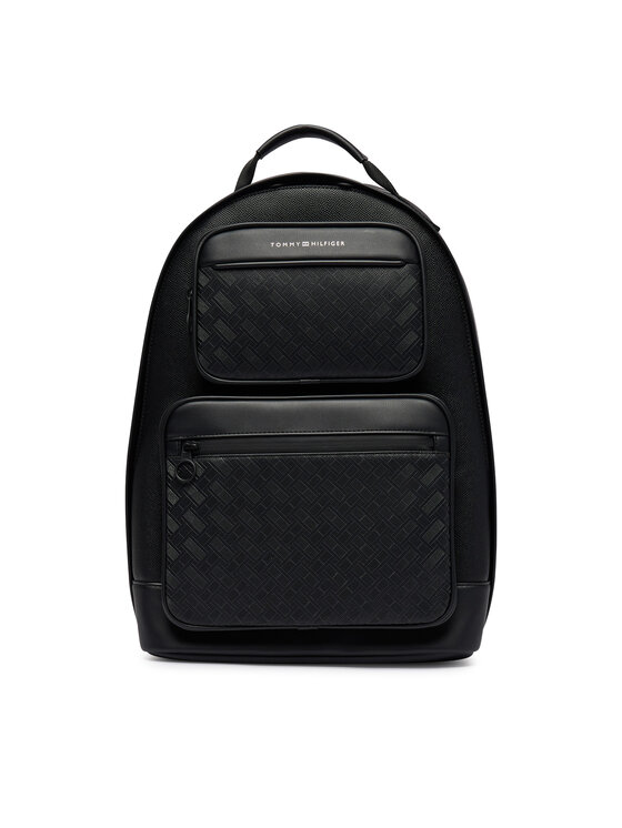 Tommy Hilfiger Tommy Hilfiger Rucksack Th Modern Monogram Backpack AM0AM14683 Schwarz