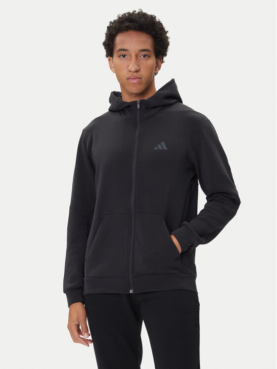 adidas adidas Bluză tehnică Designed for Training IY1131 Negru Regular Fit