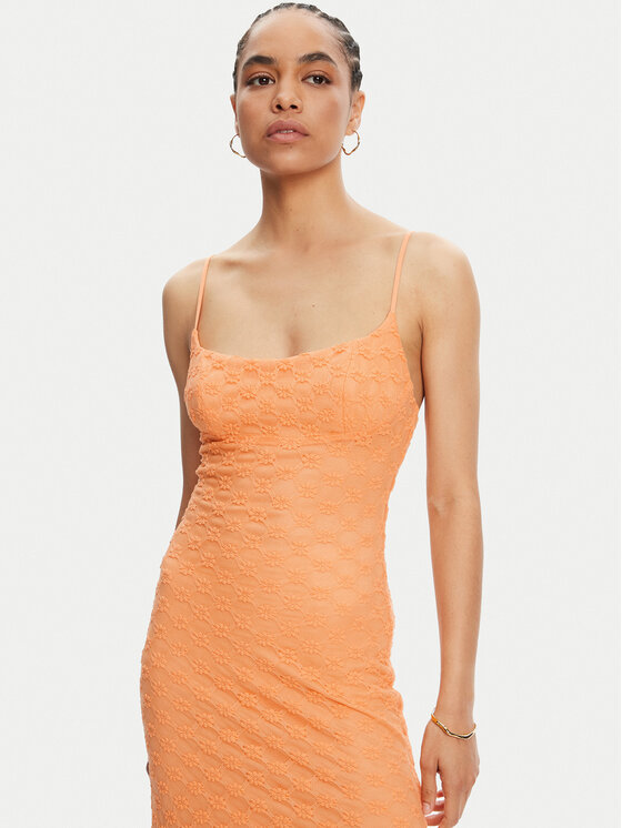 Bardot Bardot Sukienka koktajlowa Adoni 57998DB1 Pomarańczowy Regular Fit