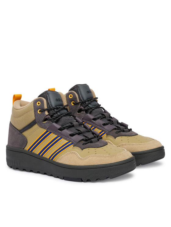adidas adidas Sneakersy Hoops 4.0 Mid JR6704 Beżowy
