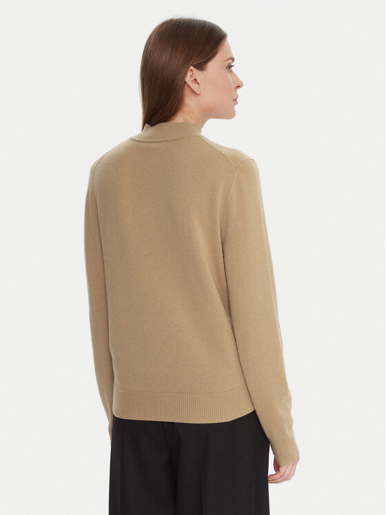 Tommy Hilfiger Tommy Hilfiger Пуловер WW0WW47468 Бежов Regular Fit