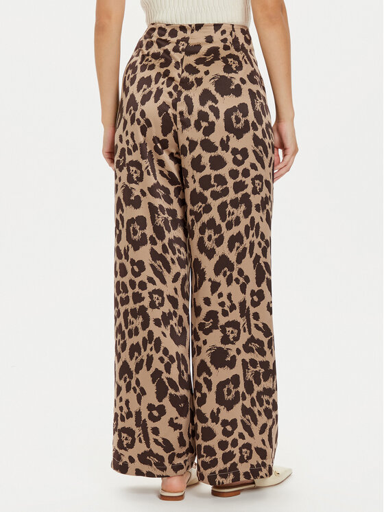 Vero Moda Vero Moda Hlače iz tkanine Merle 10295435 Bež Loose Fit