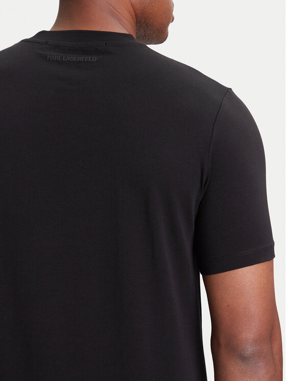 KARL LAGERFELD KARL LAGERFELD T-shirt 755042 553235 Crna Regular Fit