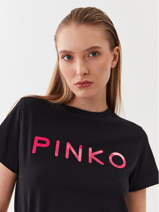 PINKO Pinko T-Shirt 101752 A150 Černá Regular Fit