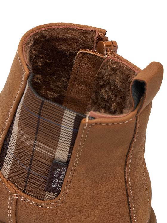 Beverly Hills Polo Club Beverly Hills Polo Club Īsie zābaki EO-CM241215-30 Brūns