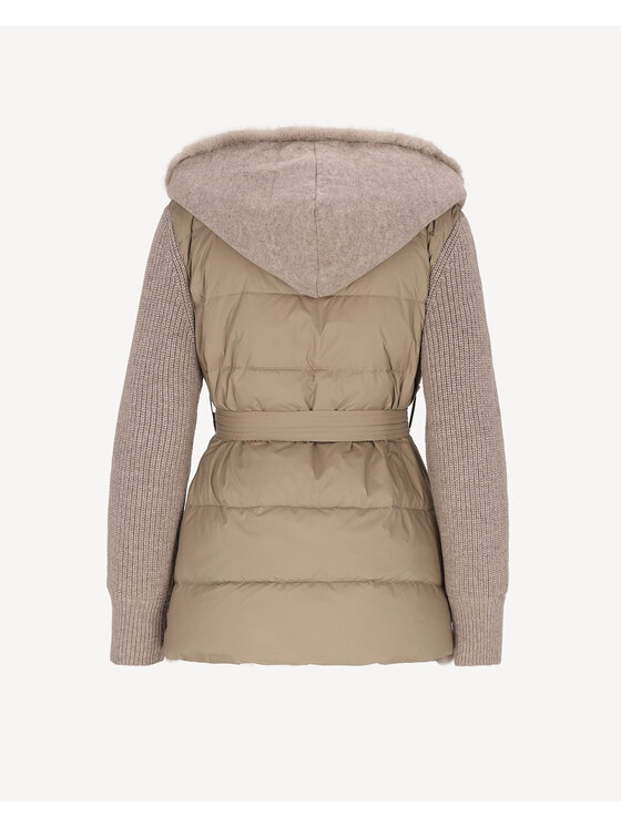 Castellani Castellani Kurtka zimowa Kurtka Aspen Beżowy Regular Fit