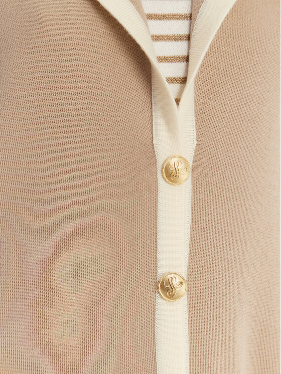 Luisa Spagnoli Luisa Spagnoli Cardigan Meridien 100357 Beige Regular Fit