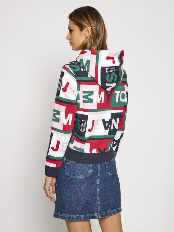 Tommy Jeans Mikina Tjw Aop DW0DW09100 
