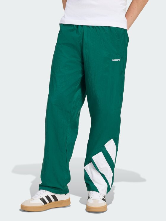 adidas adidas Spodnie dresowe ADICOLOR BLOCKED Zielony Regular Fit