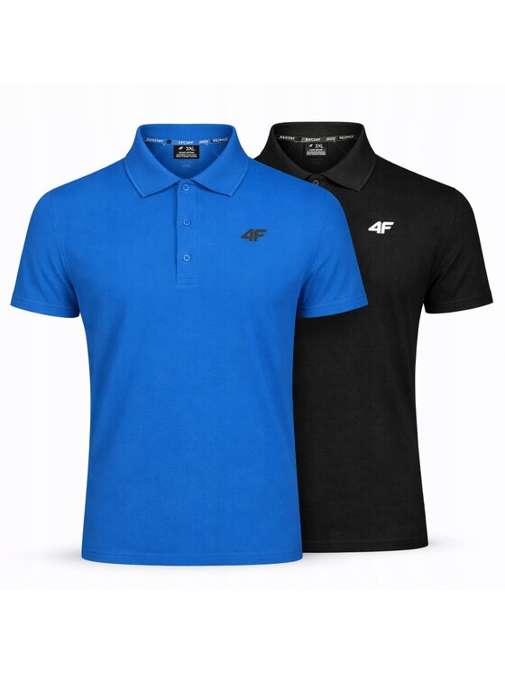 4F 4F Polo Z-0770-2-I Biały Regular Fit