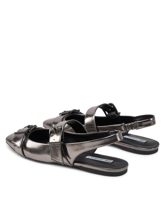 KARL LAGERFELD KARL LAGERFELD Baleríny Konnie KL40186A Strieborná