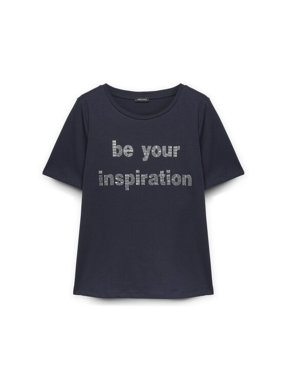 Fiorella Rubino Fiorella Rubino T-Shirt G022L008629N034 Niebieski Regular Fit