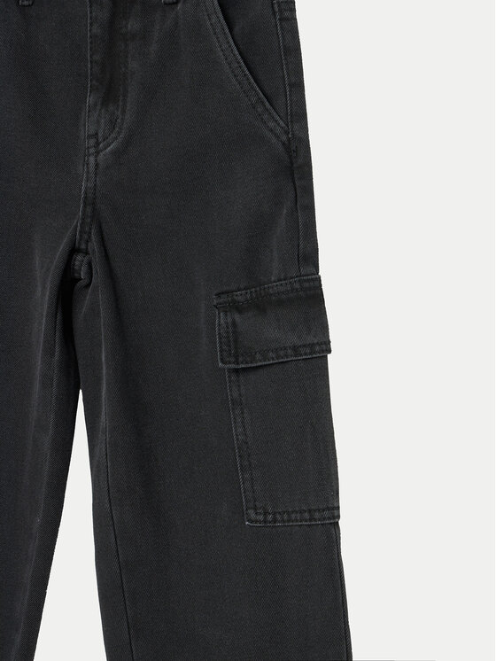 NAME IT NAME IT Jeans hlače 13220709 Črna Wide Leg