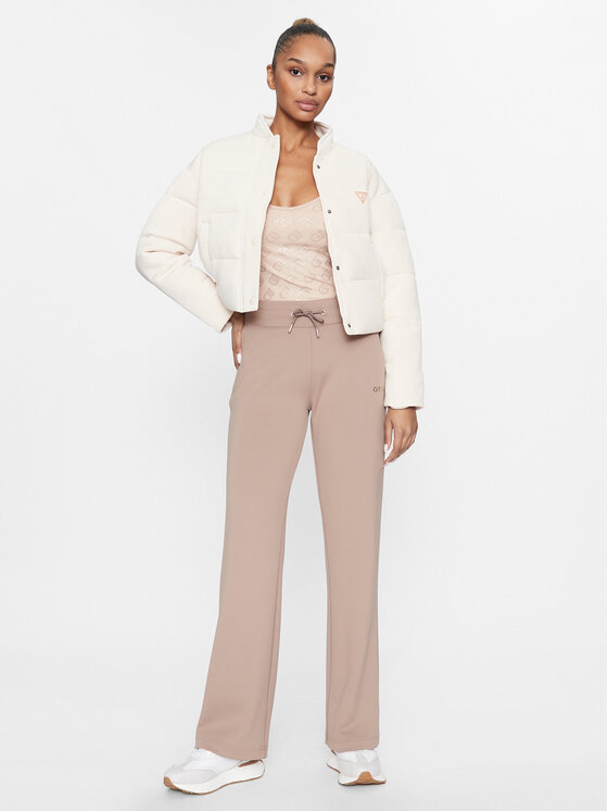 Guess Guess Kurtka puchowa V3BL00 KBC00 Écru Regular Fit