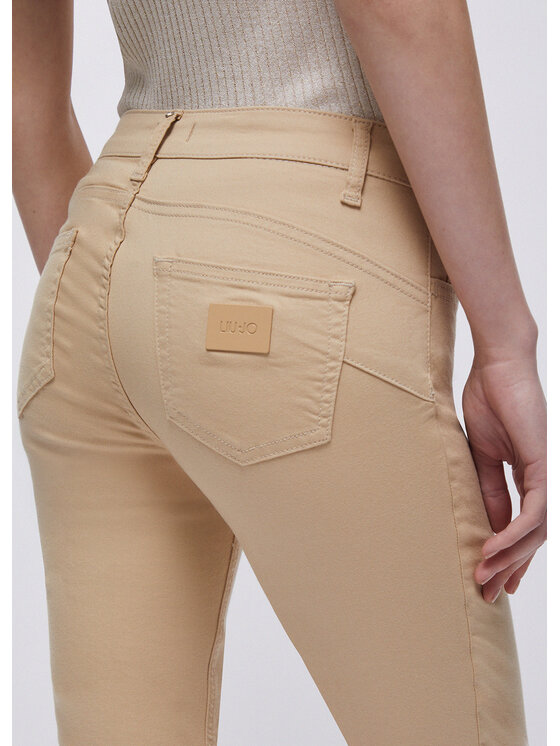 Liu Jo Liu Jo Pantaloni di tessuto WA6404T367A41208 Beige Slim Fit