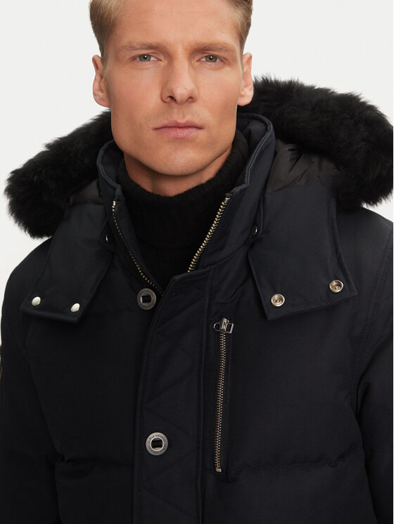 Moose Knuckles Moose Knuckles Giubbotto piumino Original 3Q Neoshear M32MJ128SX Blu scuro Slim Fit
