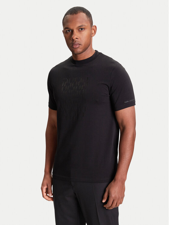 KARL LAGERFELD KARL LAGERFELD T-Shirt 755037 553235 Černá Regular Fit