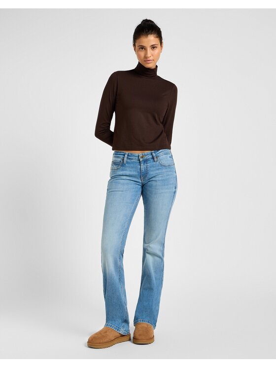 Lee Lee Jeansy JESSICA Niebieski Slim Fit