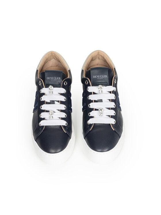 Deni Cler Milano Deni Cler Milano Sneakersy T-DC-B612-F2-77-59-1 Granatowy