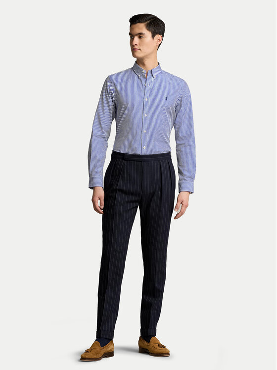 Polo Ralph Lauren Polo Ralph Lauren Srajca 710928255008 Modra Custom Fit