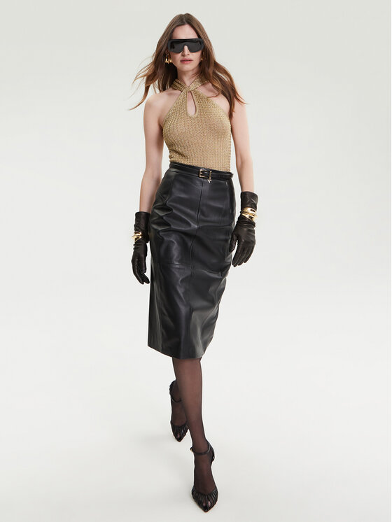Guess Guess Kampsun W5YR39 Z24F0 Kuldne Regular Fit