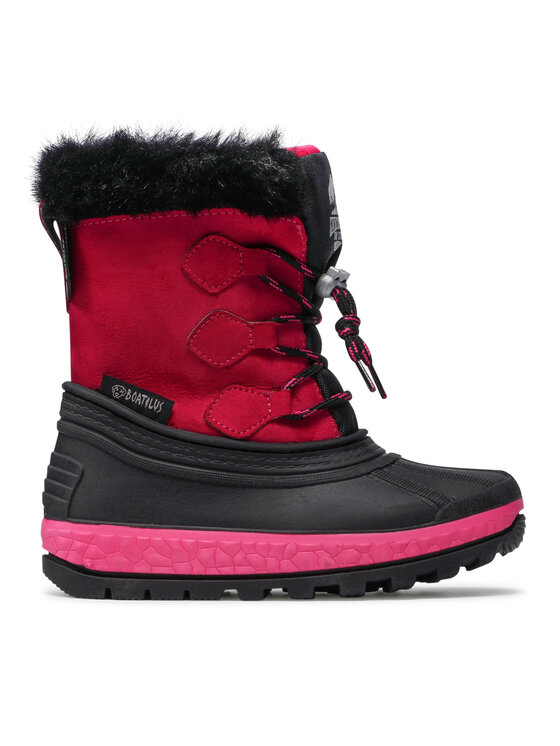 Boatilus Boatilus Снігоходи Youth Joggy Sint Leather Boot NJ16 VAR.21ZU Рожевий