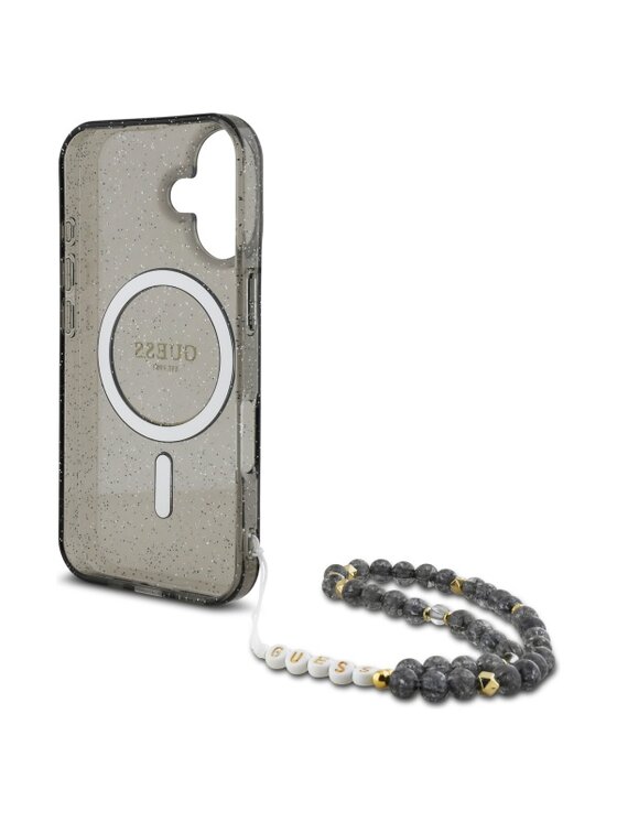 Guess Guess Etui na telefon Apple iPhone 16 Czarny